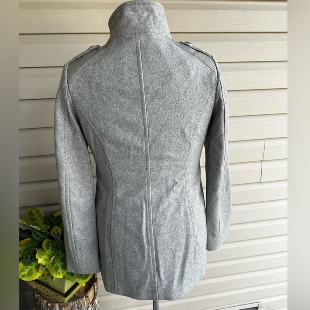 Vince Camuto | S | Gray Wool Blend Coat/ Jacket - Picture 6 of 16
